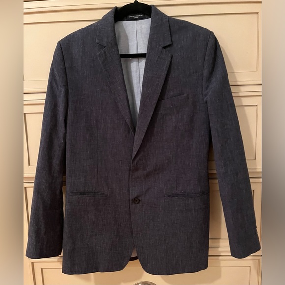 Nautica Young Men’s Blue Linen Sport Coat size 20 regular - Picture 1 of 4